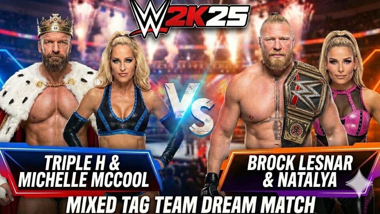 Can The King of Kings Stop The Beast? | Triple H & Michelle McCool vs Brock Lesnar & Natalia