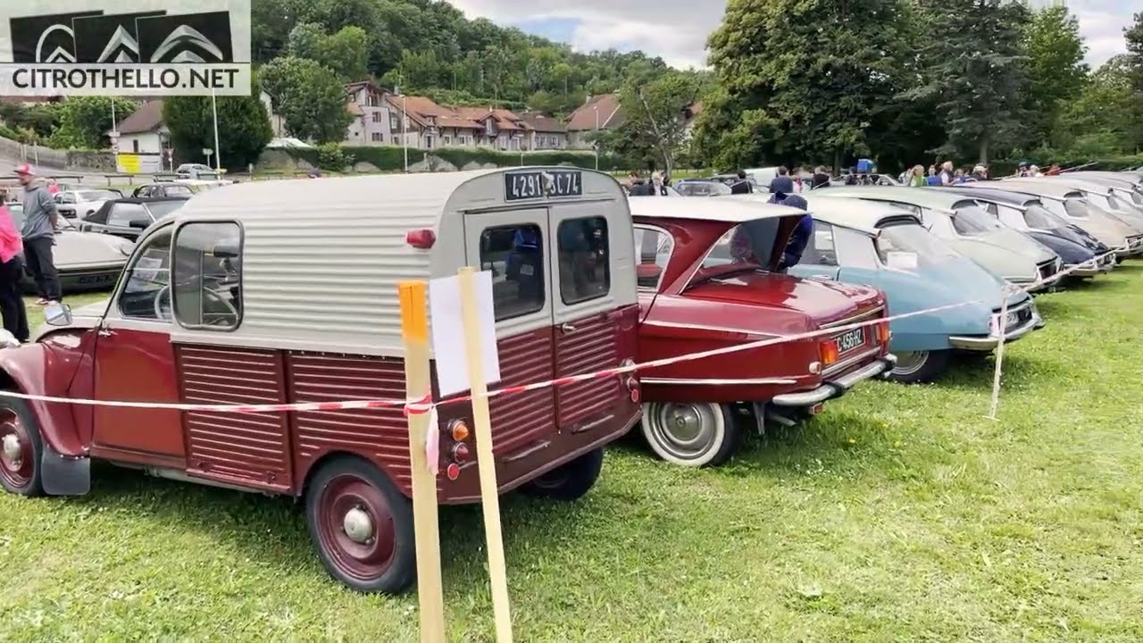 RASSEMBLEMENT AUTOS DE COLLECTION AMPHION LES BAINS 2024 #citroen #concoursdelegance  #oldtimer