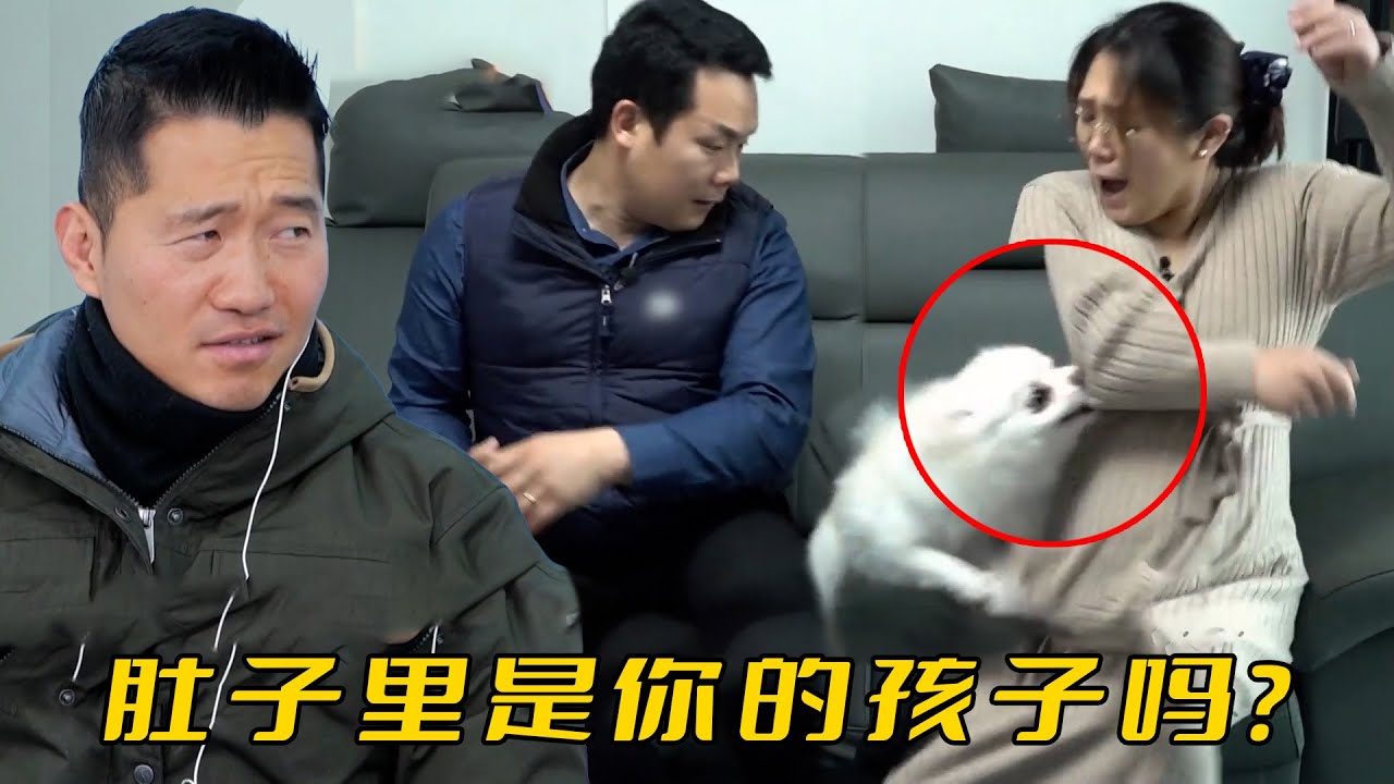 懷孕8個月的妻子被狗追著咬，丈夫非但不管，還反過來抱著狗親親