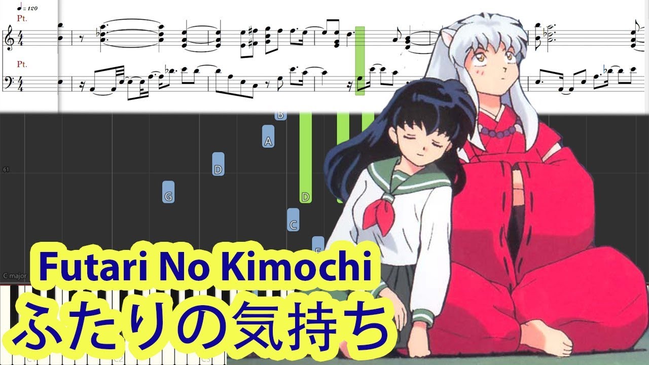 [Piano Tutorial] Affections Touching Across Time | ふたりの気持ち (InuYasha OST) - Wada Kaoru