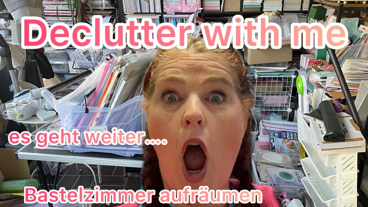 Declutter with me ❤️ Bastelzimmer aufräumen 🤩 Action Schätze gefunden 😁 aussortiert 😳😳😳