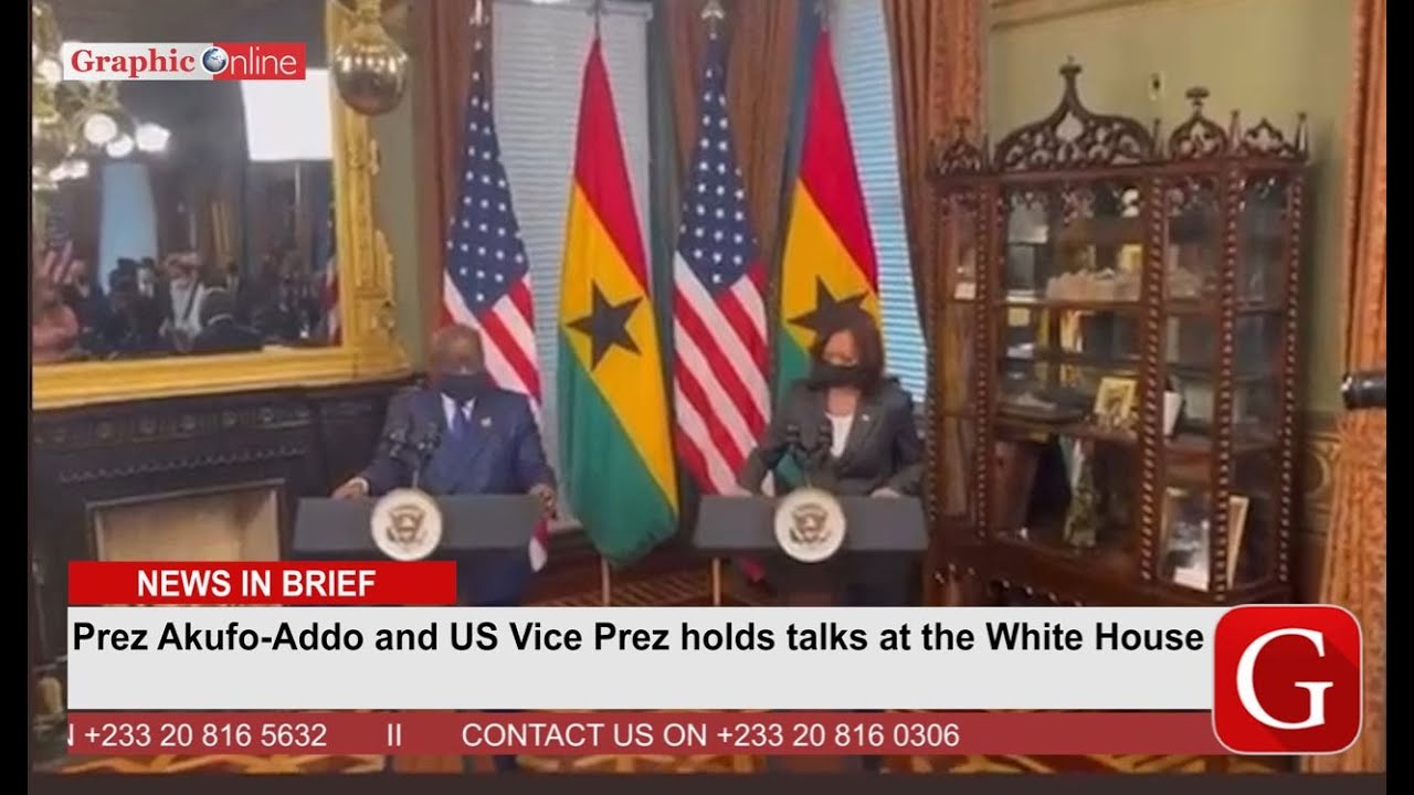 Prez Akufo-Addo and US Vice Prez holds talks at the White House