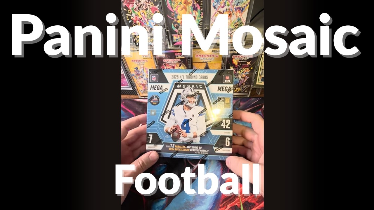2025 Panini Mosaic Football Mega Box: Stained Glass? Micro Mosaic? Autographs? 