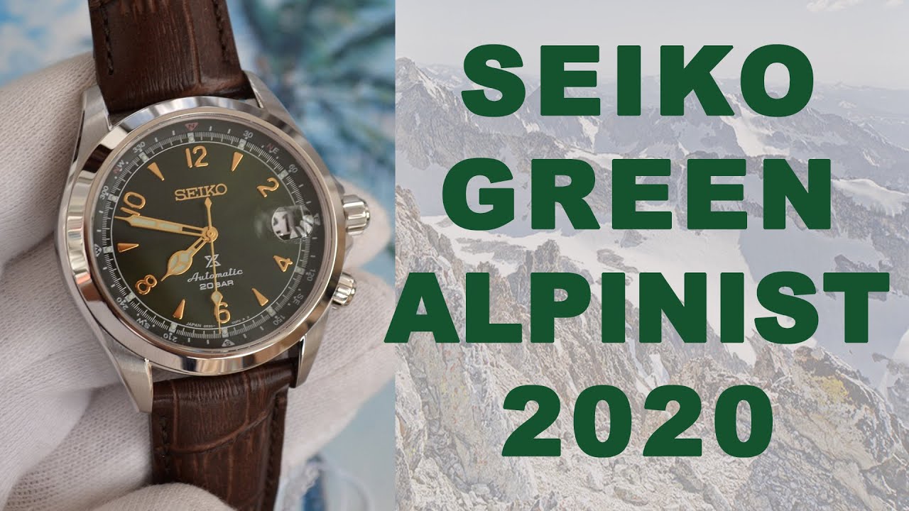 Обзор Seiko Зеленый Альпинист / Модель 2020 года