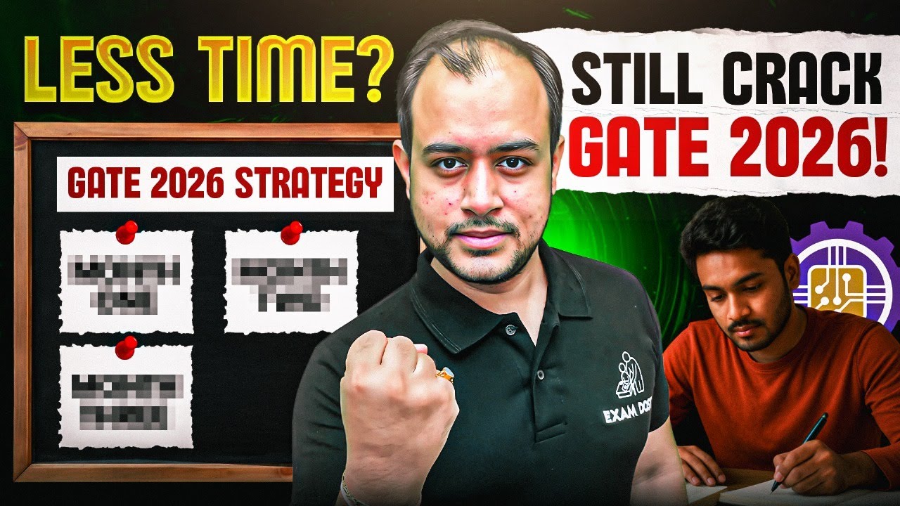 Time Management Hacks for Working Professionals to crack GATE 2026 | IIT Guwahati  | Ankit Goyal