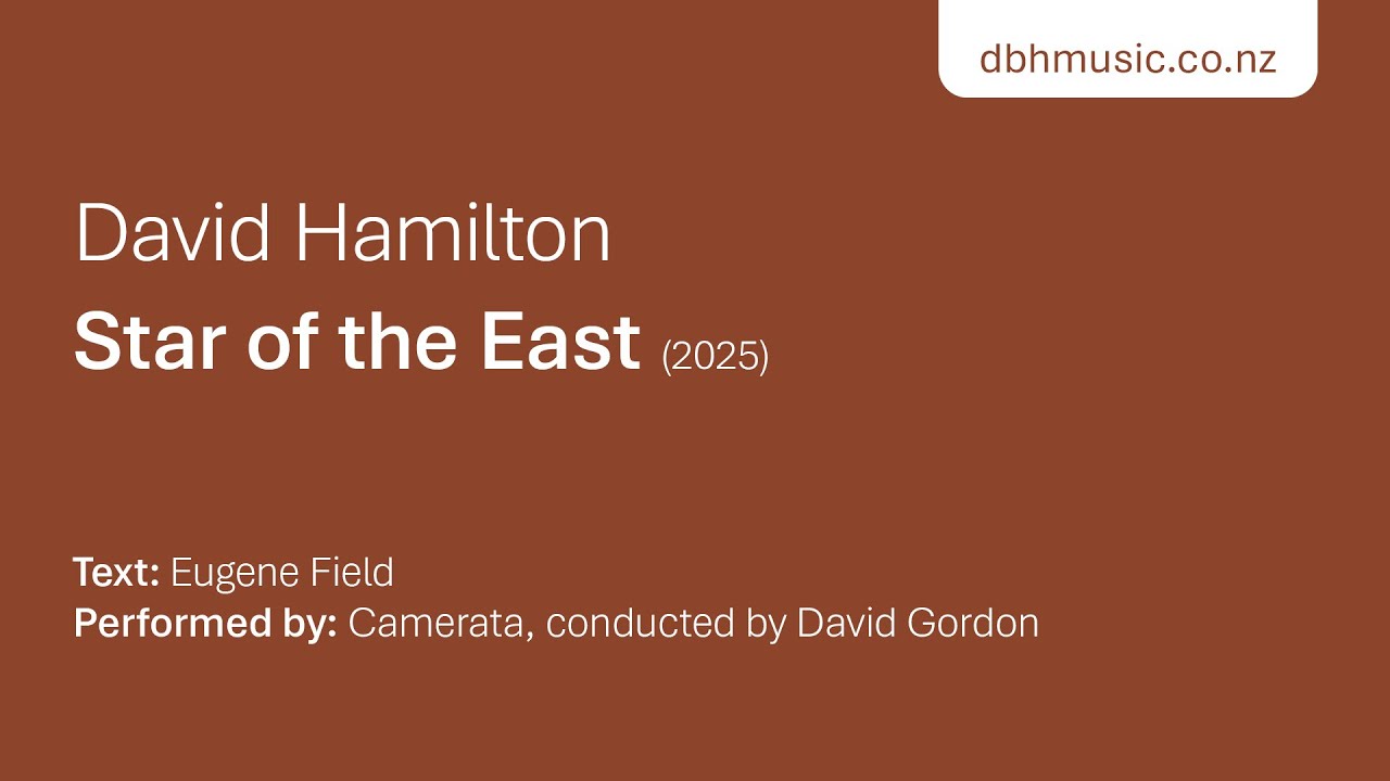 Star of the East – SATB, piano