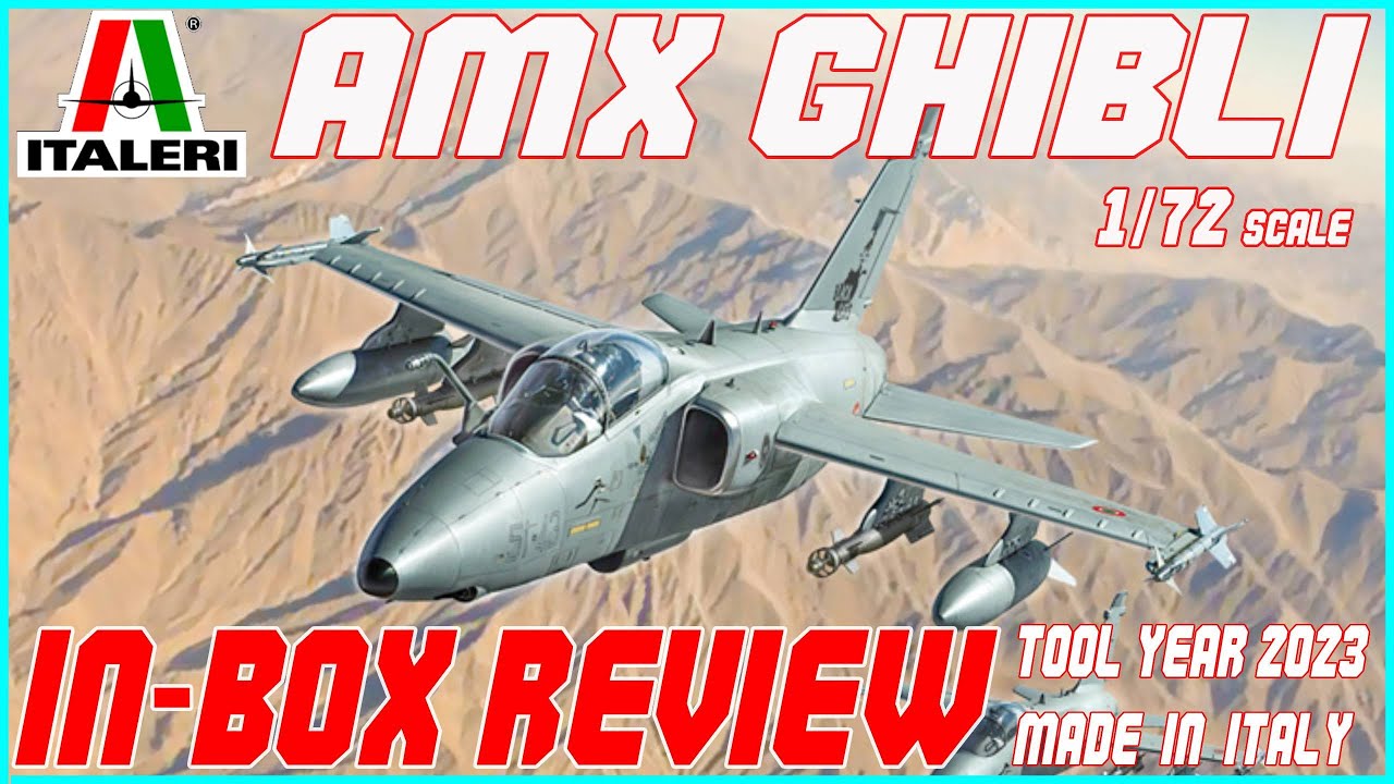 ITALERI 1/72 AMX GHIBLI IN-BOX REVIEW