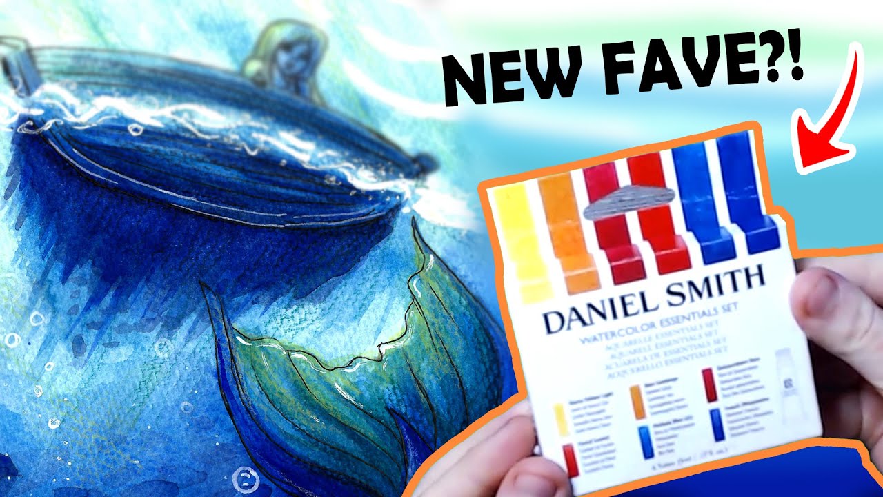 MY NEW FAVOURITE WATERCOLOURS? - Daniel Smith Essentials Set - First Impressions