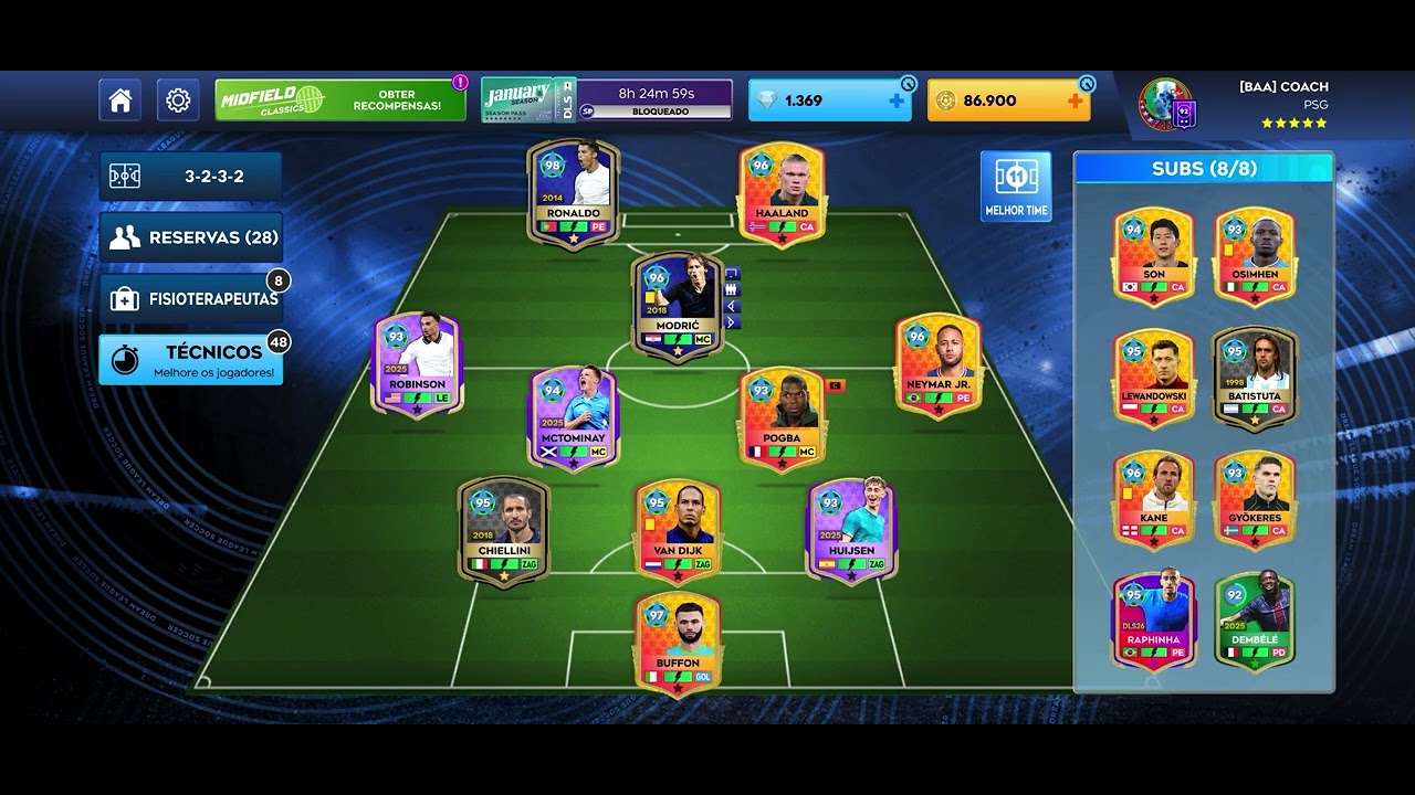 UPGRADE DO DEMBELÊ OVERAL 87…
