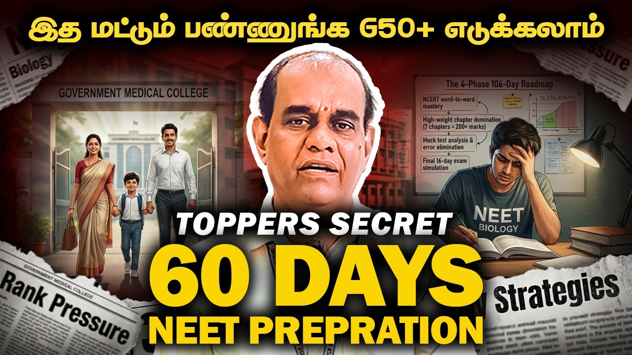 NEET 2026 Preparation Strategy | 75 Days Study Plan + 150 Questions Daily Method | RGR Academy