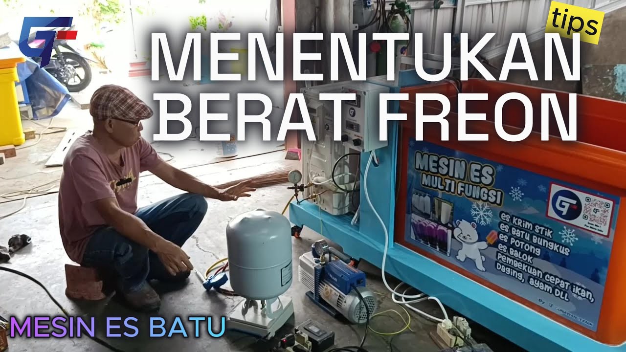Tips Pengisian Freon Pada Mesin ES Batu | Panduan Untuk Newbie #tipsdantrik #freonac #mesinesbatu