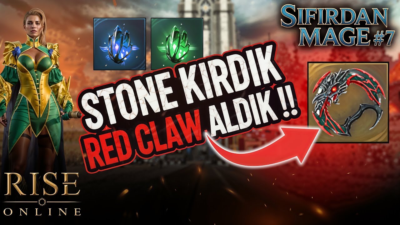 SIFIRDAN MAGE BÖLÜM #7 🔥RED CLAW ALDIK !!  | RISE ONLINE