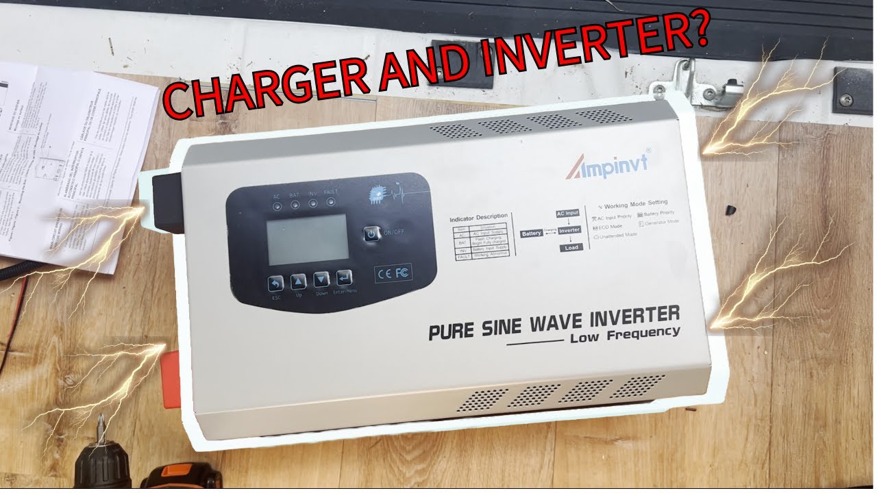 Testing out the Ampinvt Inverter/Charger || DIY Electrical Build Ram Promaster Van Life Conversion