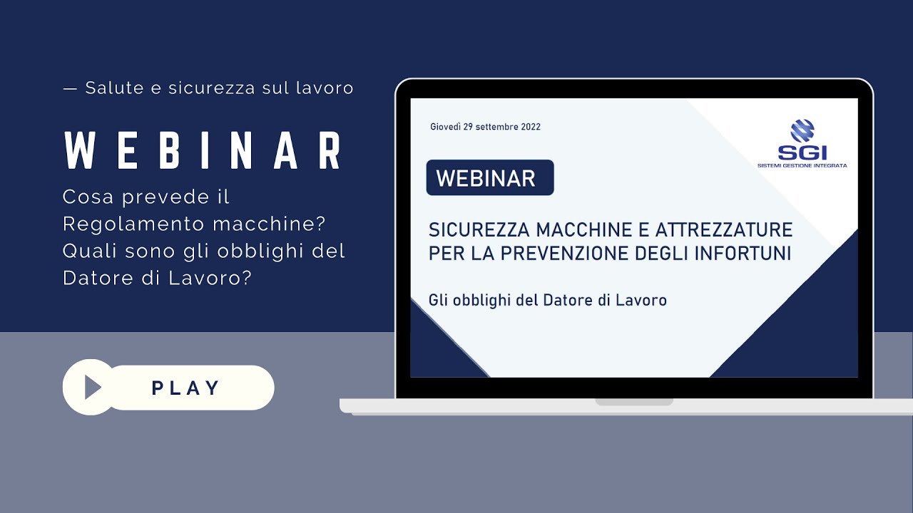 Sicurezza macchinari e attrezzature per la prevenzione degli infortuni. Gli obblighi del DL