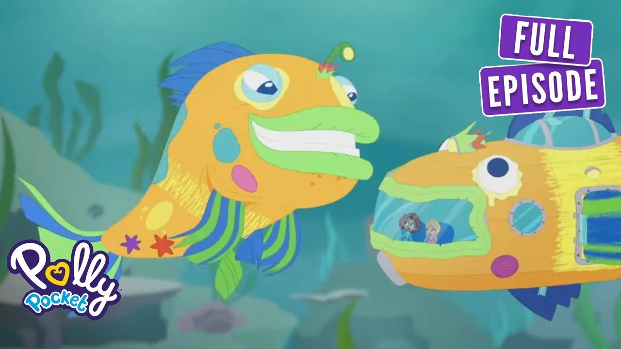 Polly Pocket Full Episode | Feeling Fishy | Season 2 - Episode 6 | Rainbow Funland Adventures