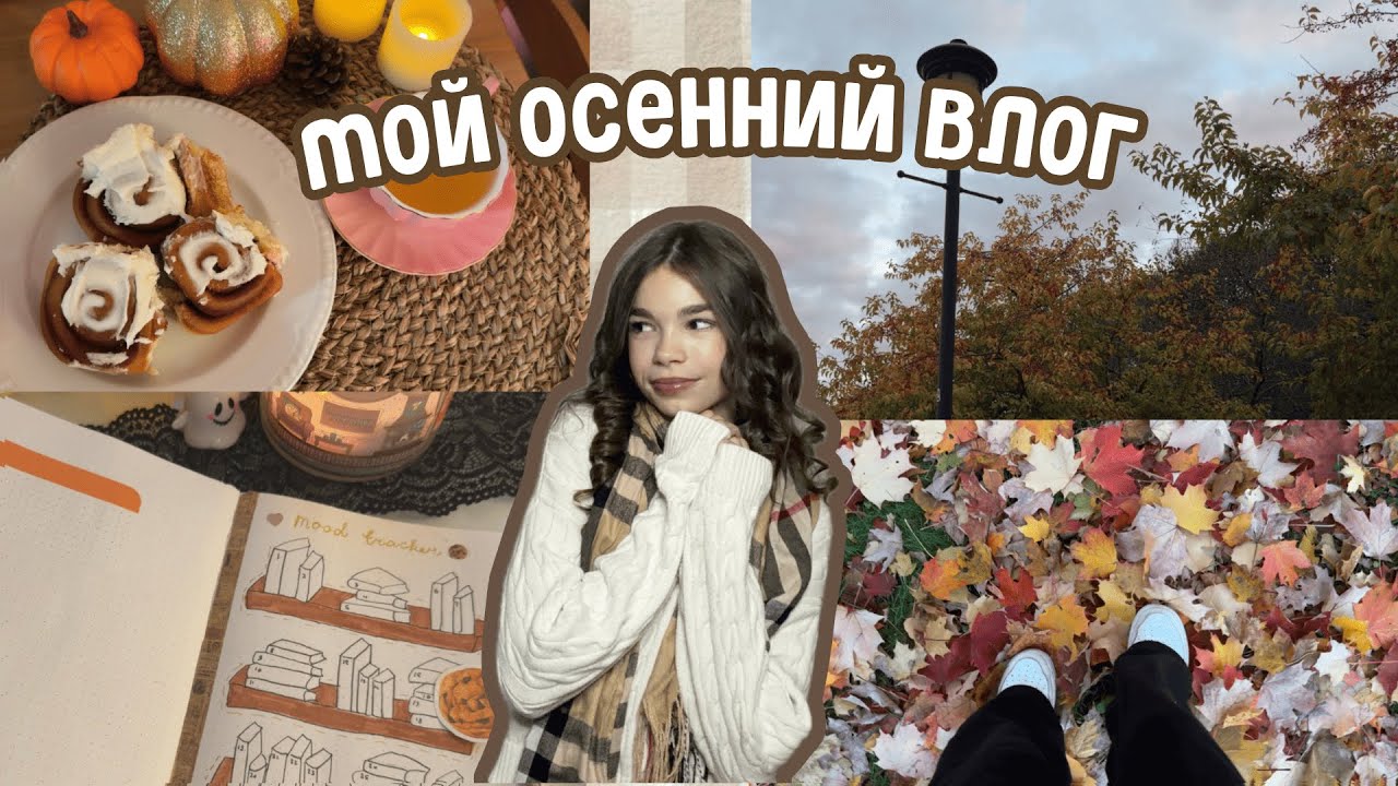 Уютный Осенний Влог | Прогулка, уход за волосами, ежедневник