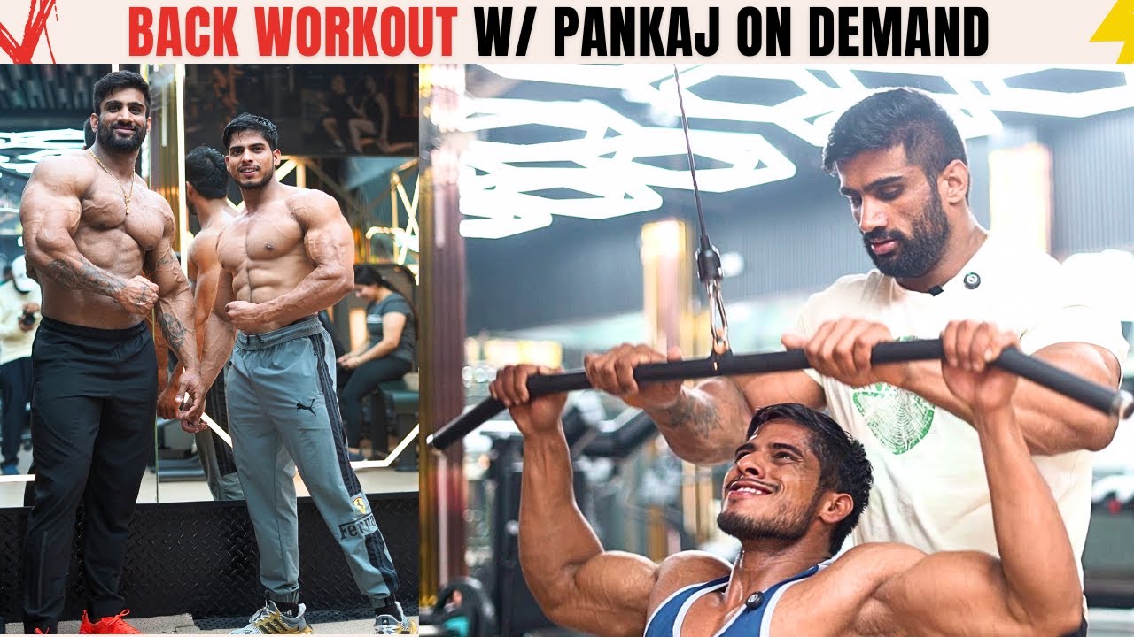 Raw and Heavy Back Workout With Pankaj💪| Next Surprise Show Plan😍| Nitin Chandila