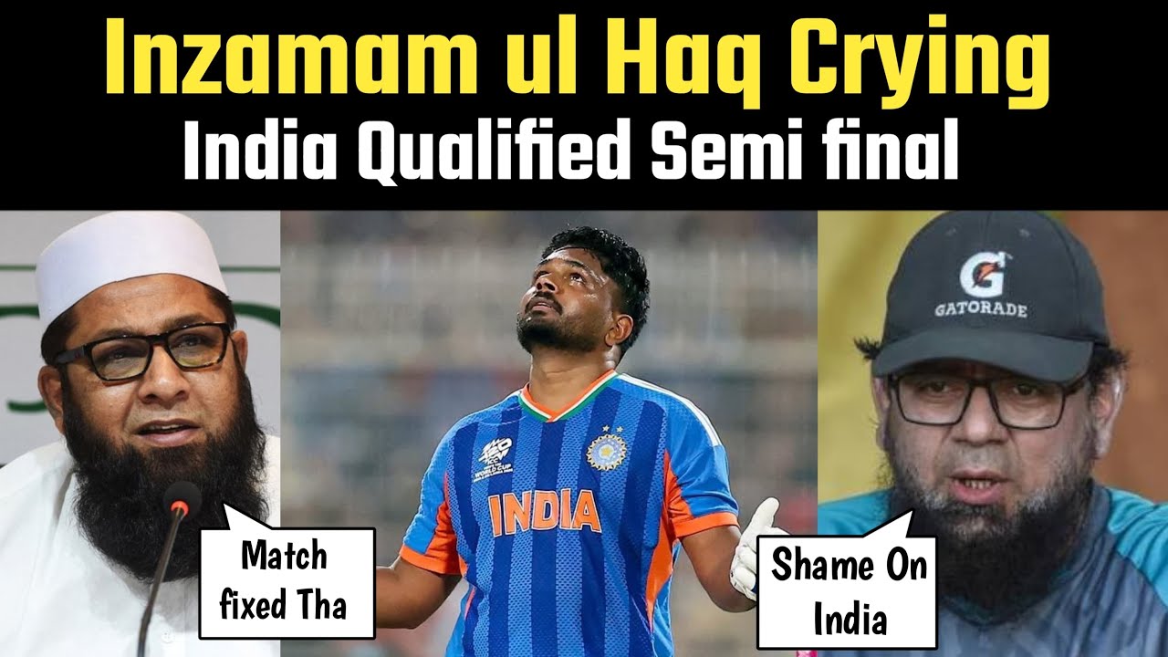 Inzamam Ul Haq Crying On India Beat WI & Qualified To The T20 Wc 2026