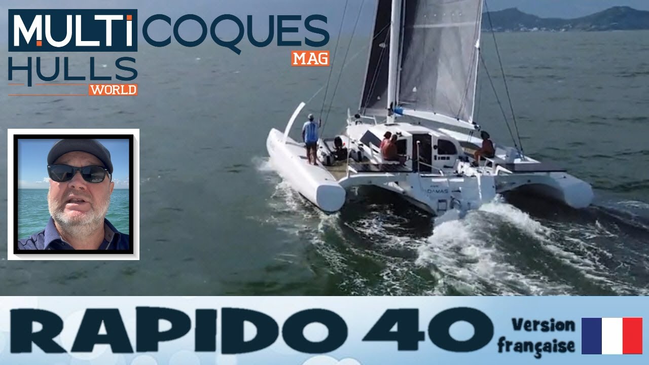 Rapido 40 trimaran - Teaser essai en mer - Multicoques Mag