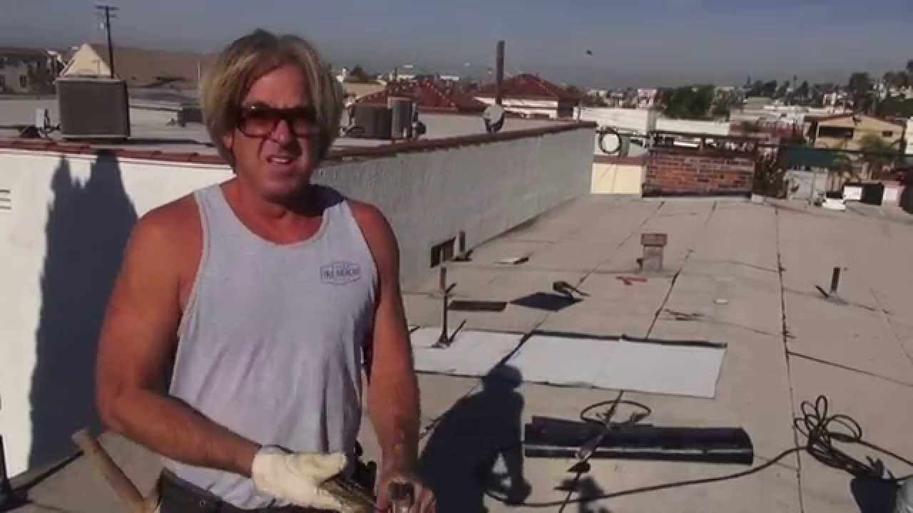 DIY - How to install pipe flashing on a flat roof repair - Hermosa Beach Roofer