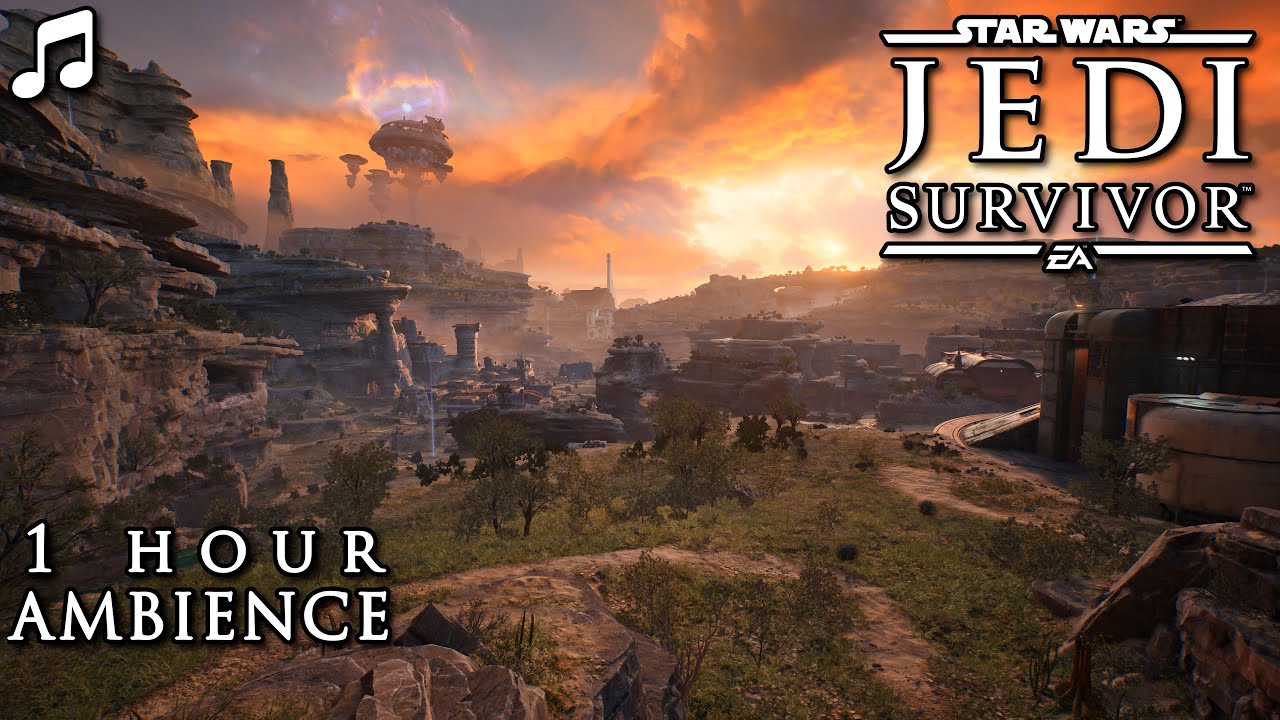 Koboh pt. 1 - Star Wars Relaxing Ambience - Jedi: Survivor (HD)