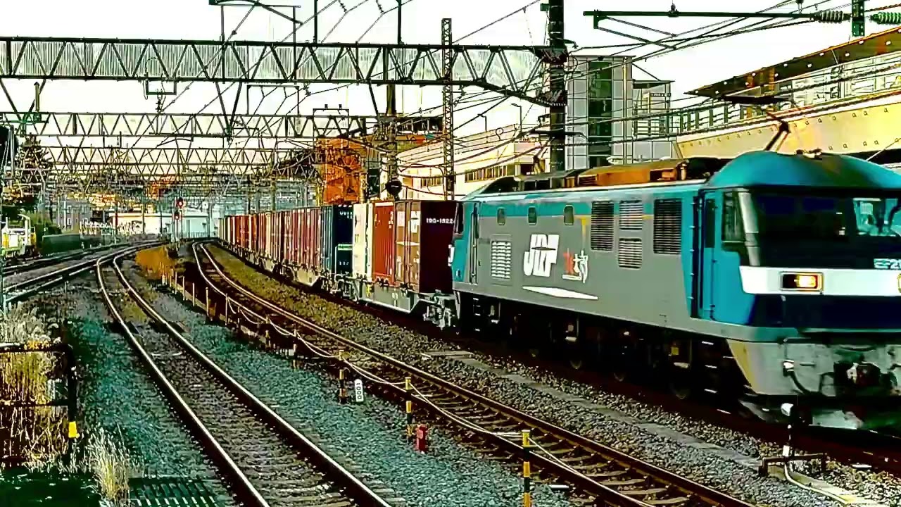 サンライズエクスプレス瀬戸・出雲号➡️貨物列車➡️回送列車