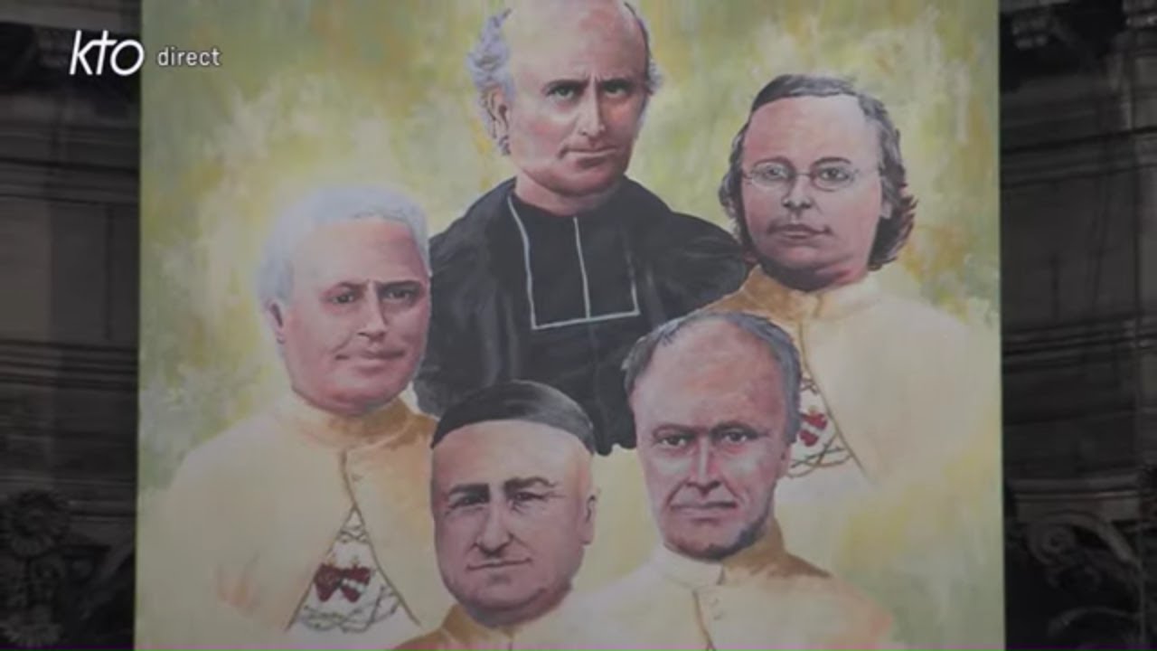 Béatification de cinq prêtres, martyrs à Paris en 1871