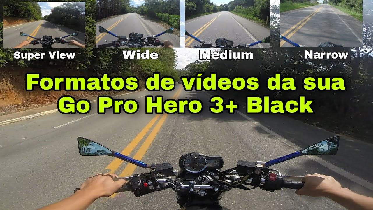 Modos de filmagens na sua Go Pro Hero 3+ Black