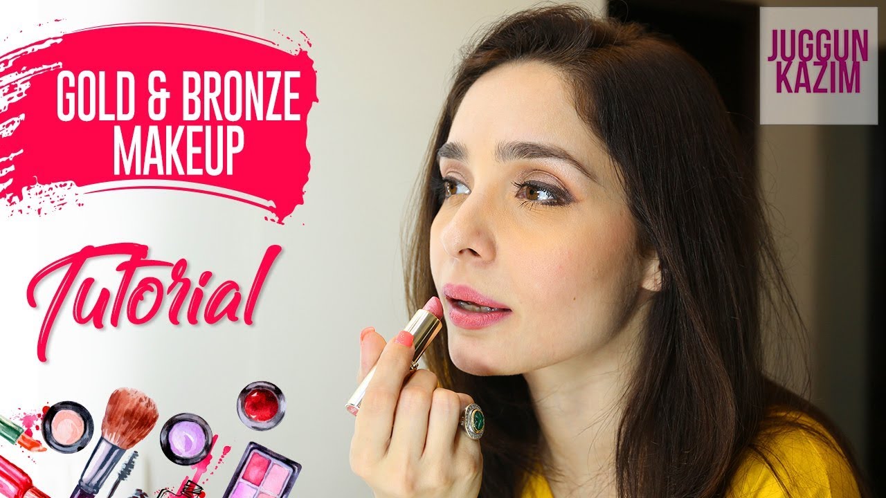 Wedding Makeup Look Tutorial | Step by Step Classic Golden and Bronze Look | Juggun Kazim