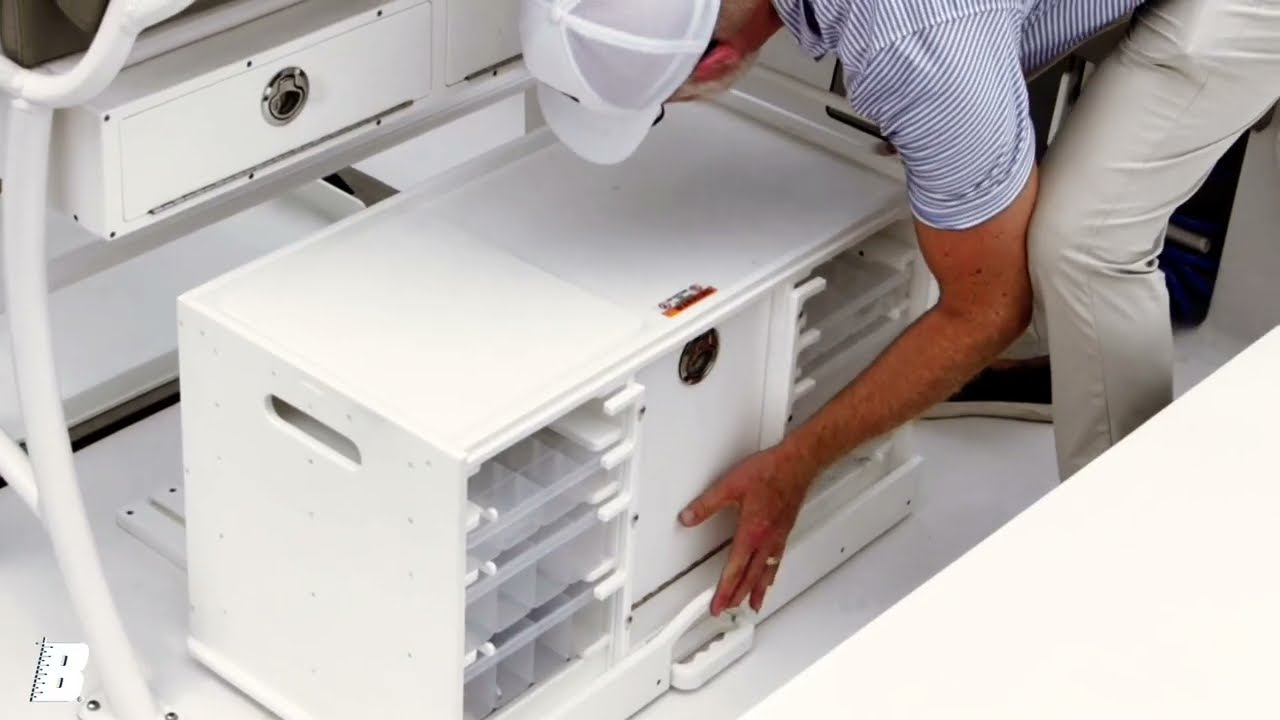 Portable Tackle Box for 65qt Cooler Slide | Boat Outfitters