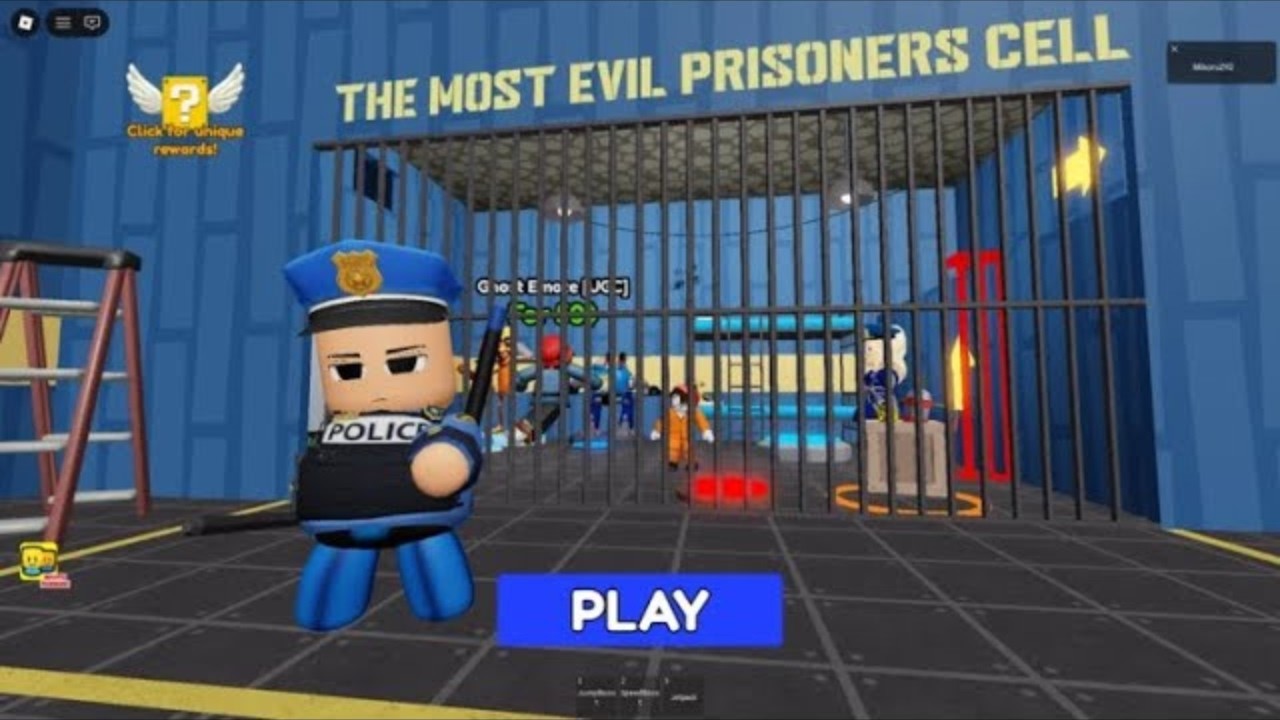FREE ITEMS! POLICE JR 2 PLAYER ESCAPE PRISON RUN OBBY! Roblox Gameplay Walkthrough