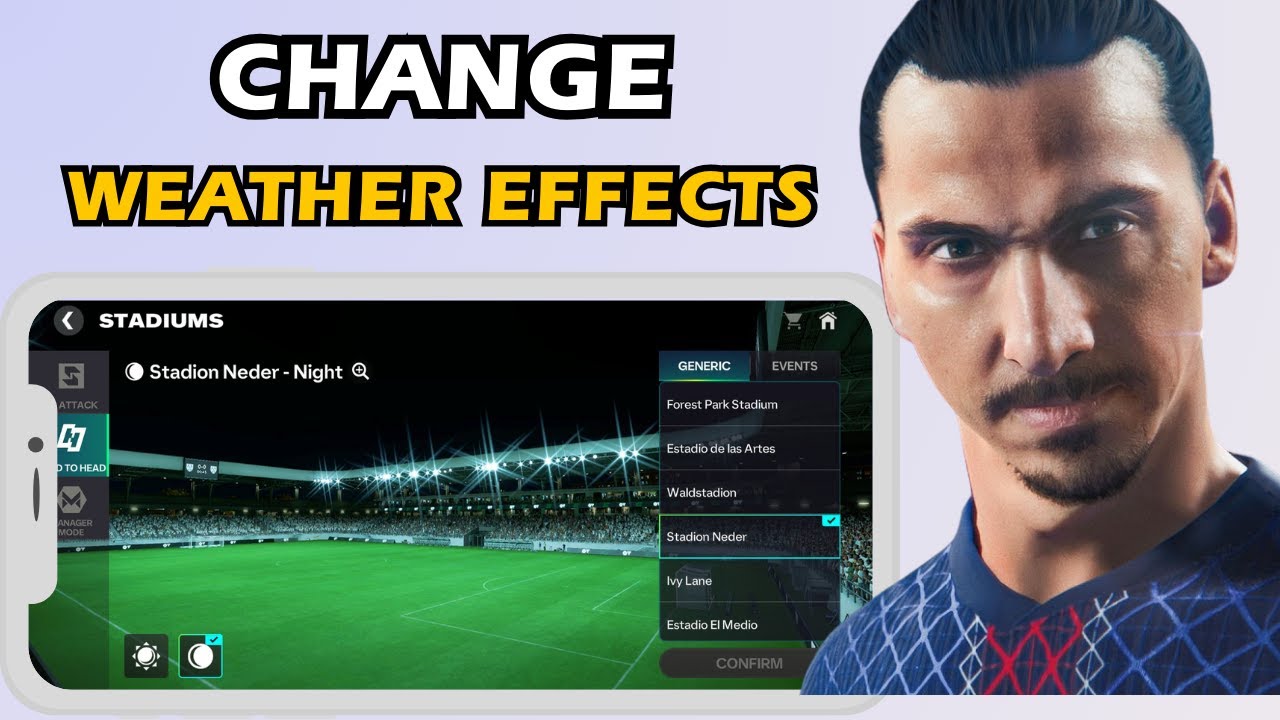 FC Mobile 26 How to Change Weather Effects