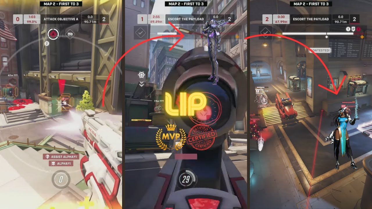 2023 Overwatch League MVP Candidate Atlanta Reign LIP Switch Play Captures