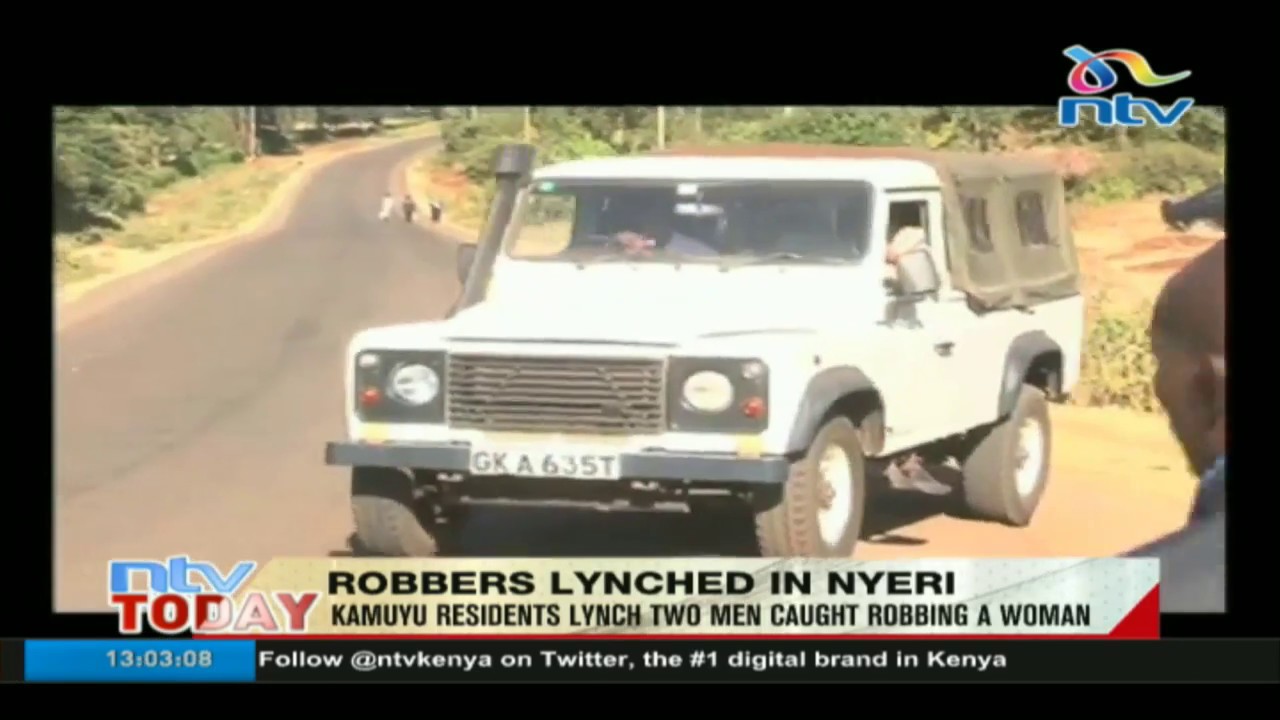 Kamuyu residents lynch two men caught robbing a woman