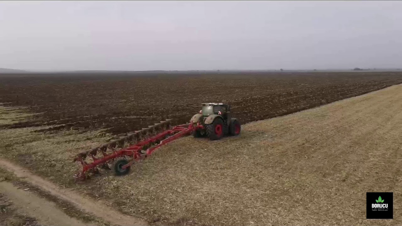 Fendt 1050 ve 12 Li Alpler Pulluk