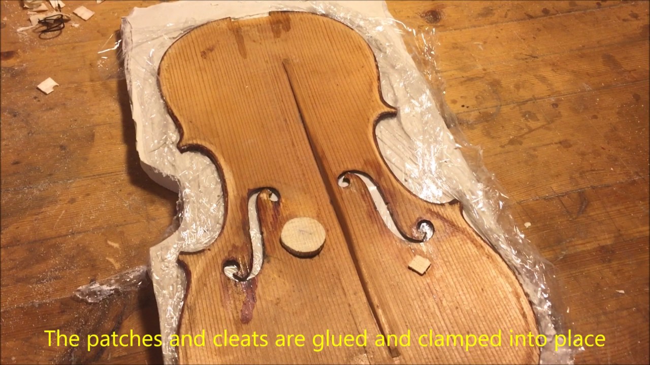 Violin Repair: Old German Strad Model