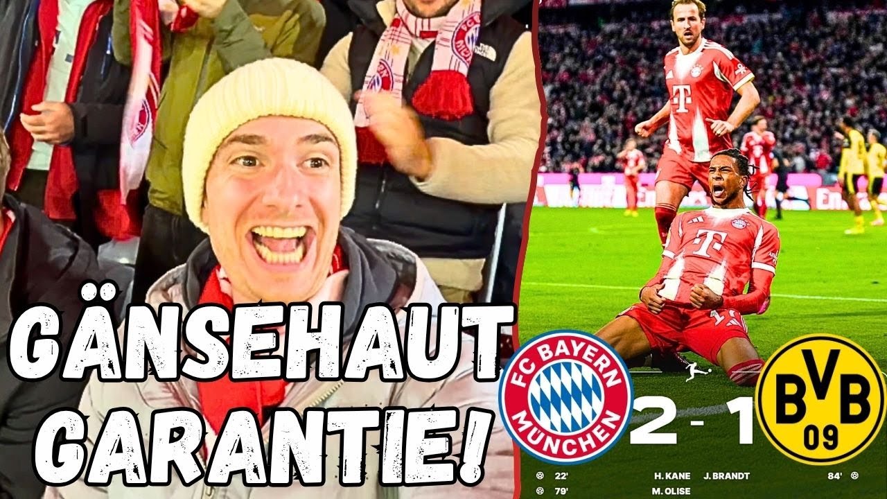 WAS FÜR EIN ABEND! 😱🔥 | Stadionvlog | FC Bayern München vs. Borussia Dortmund
