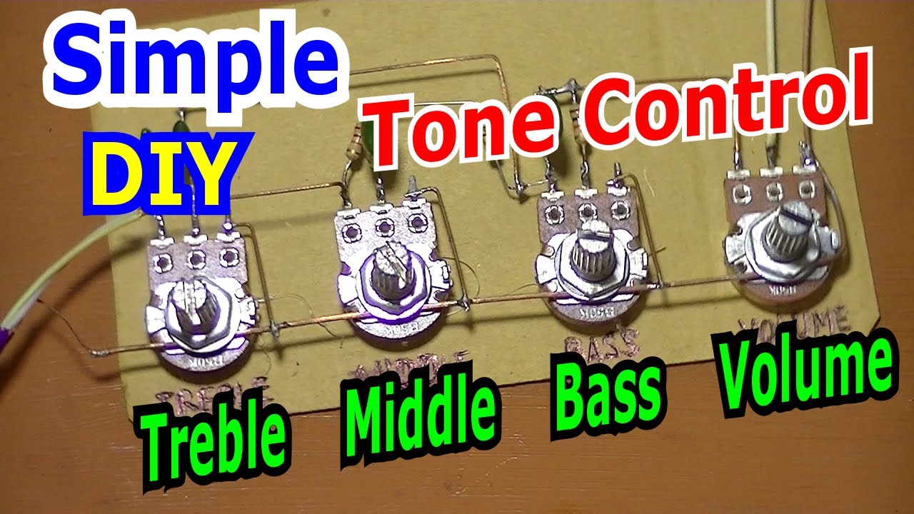 Simple Treble Middle Bass Volume Tone Control