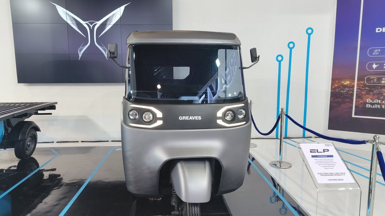 Greaves ELP L5 Passanger Rikshaw Unveiled At Auto Expo 2023 - Walkaround - Full Interior Exterior