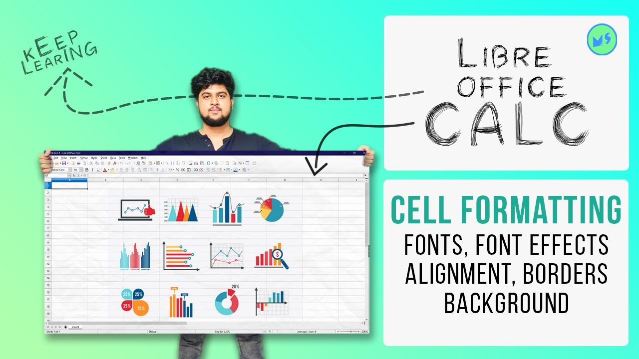 Cell formatting, Fonts, Font Effects, Alignment, Borders, Background, CCC, O level, Advance Excel