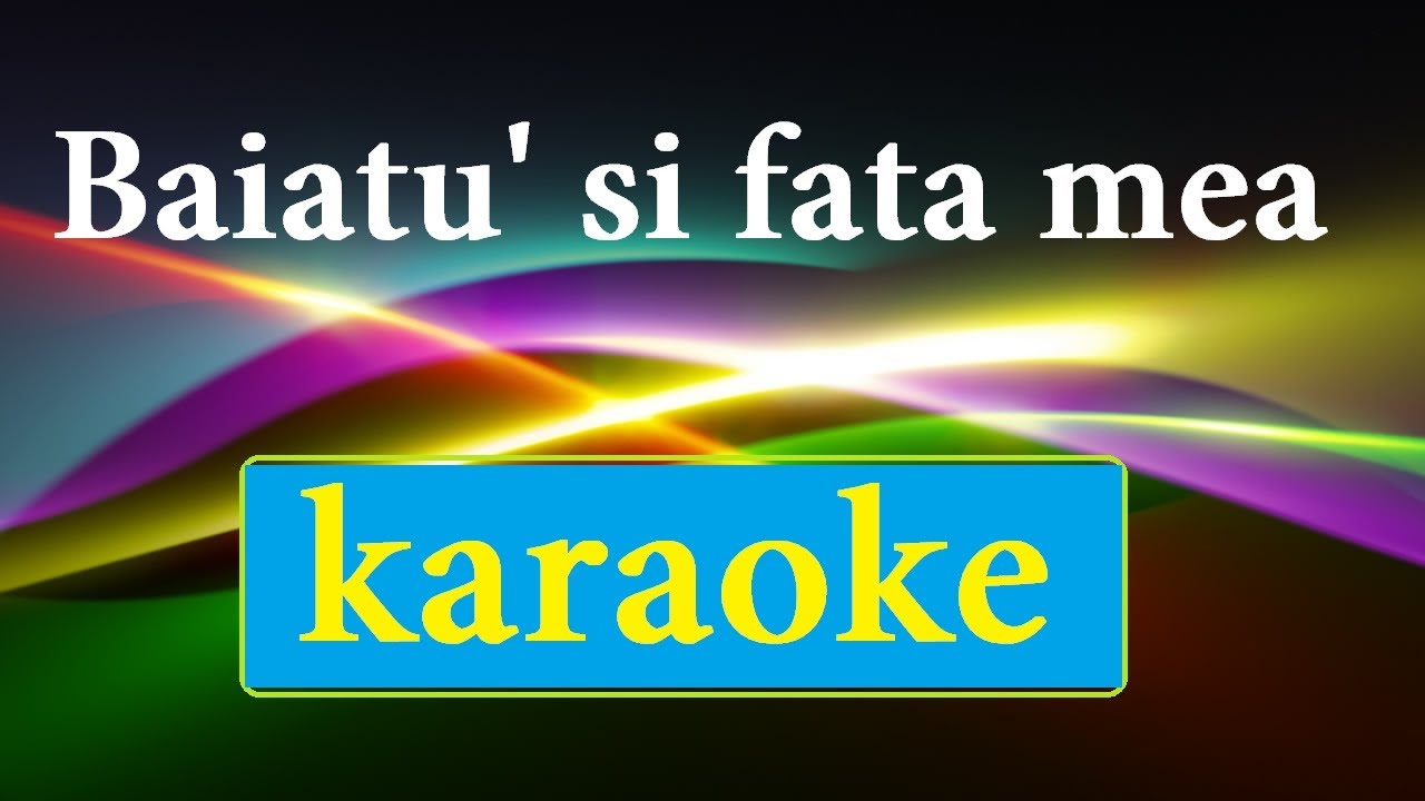 #karaoke Baiatu' si fata mea #baiatusifatamea#negativ 🎤 (Sol minor)