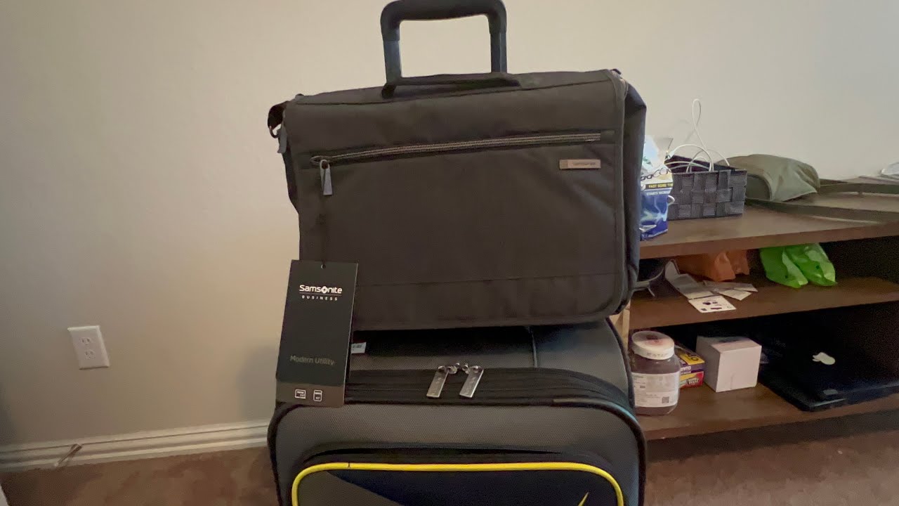 Samsonite Modern Utility Laptop Messenger Bag Unboxing Review #samsonite  #messengerbag #travelbag