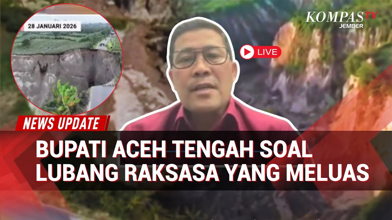 Darurat? Lubang Raksasa di Aceh Tengah Kian Menganga, Bupati Ungkap Kondisi Terkini