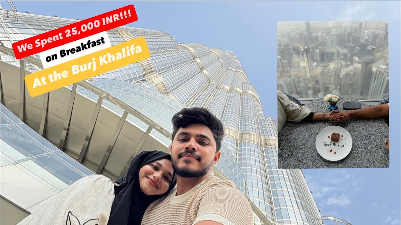 Luxurious Breakfast at Atmosphere Burj Khalifa | 25000Rs Breakfast at Burj Khalifa | Honeymoon Treat