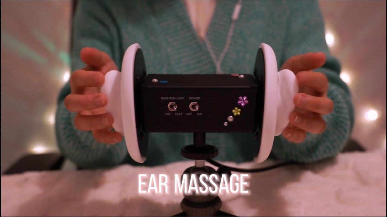 1 Hour Bare Hands Ear Massage and Cleaning ASMR, No Tools, No Talking, Deep Relaxation