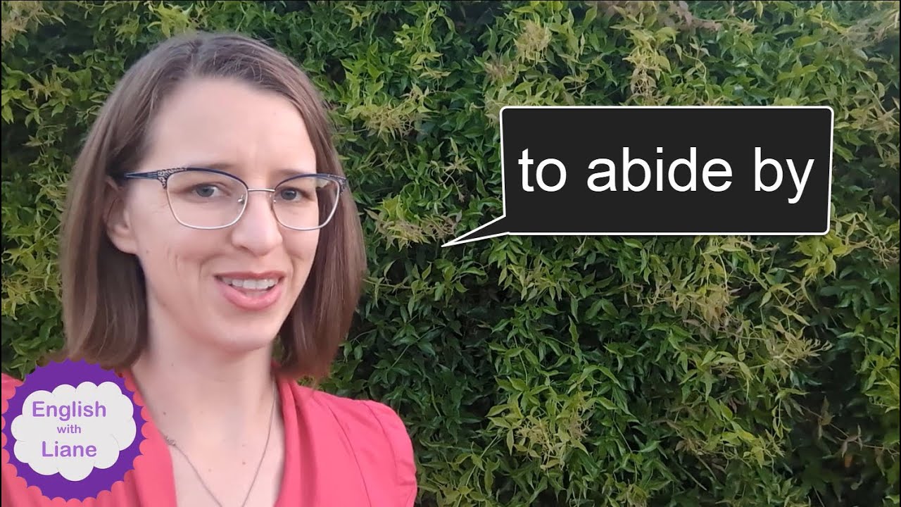 Phrasal Verb - to abide by