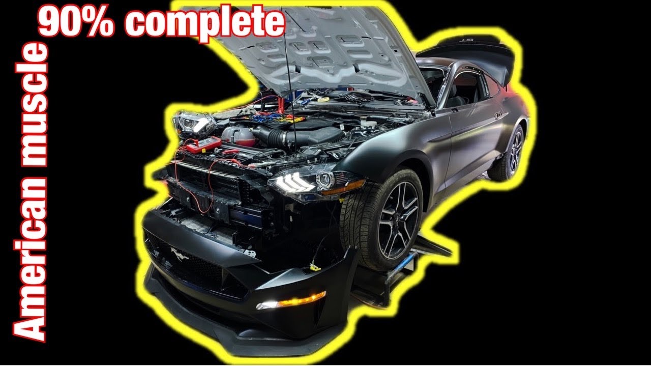 FORD MUSTANG GT REBUILD // One step closer to completion of the bat mobile Part 10