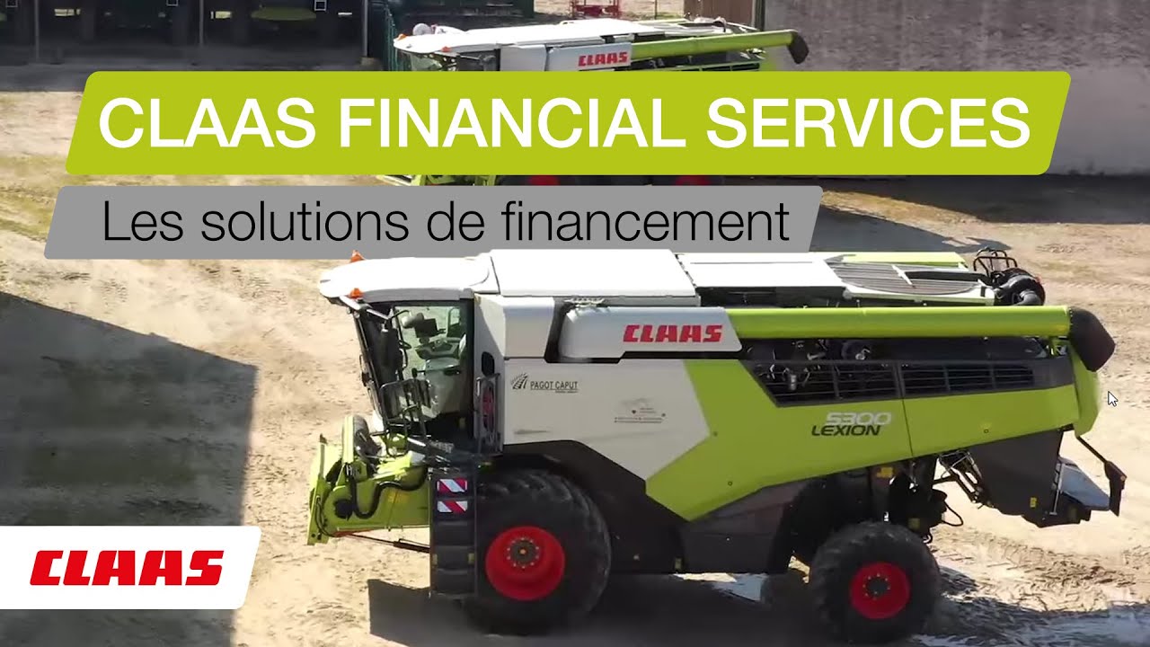 Les solutions de financement CLAAS.