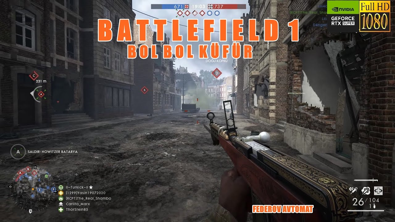 Allah Belasını Versin Battlefield 1 Türkçe
