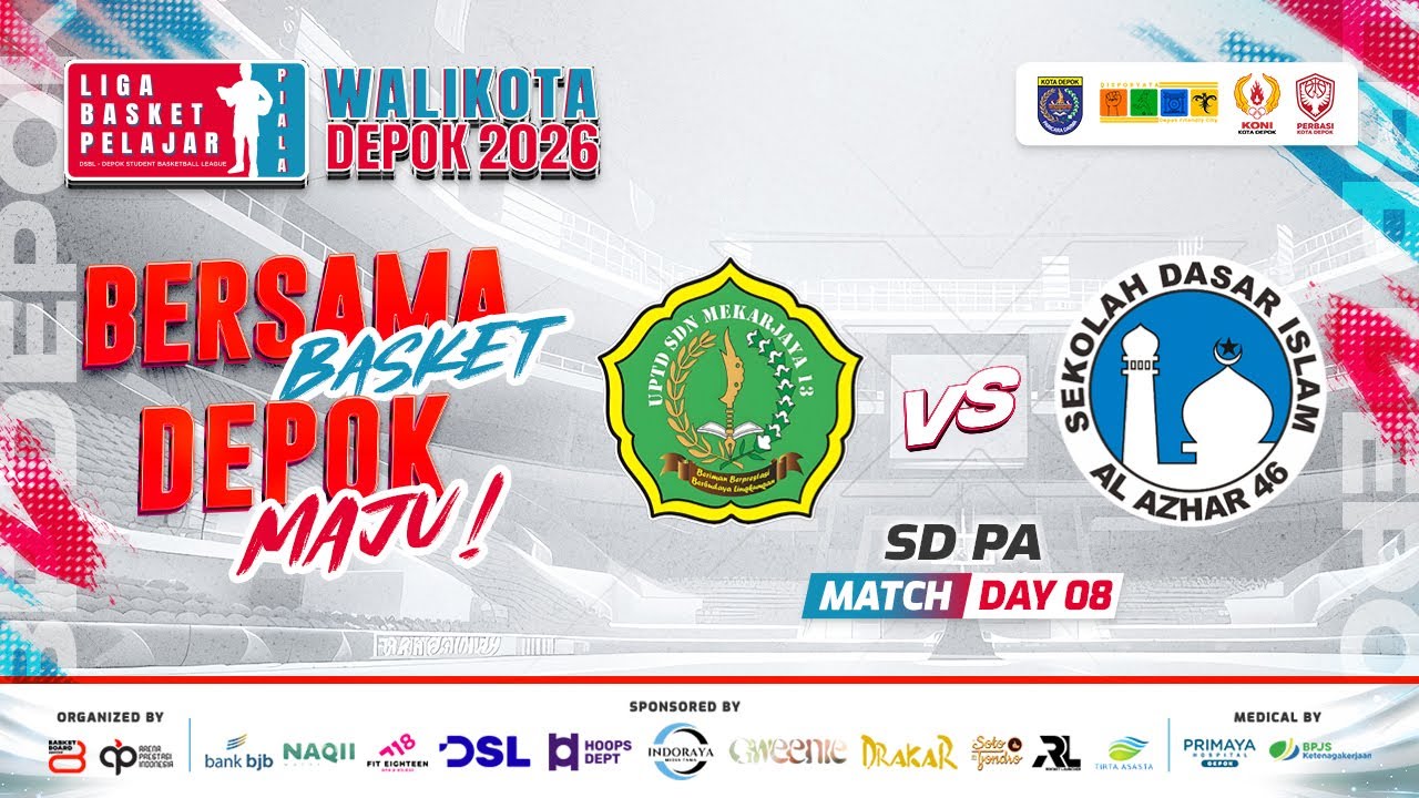 🔴 D8 [ Match 2 ] SDN MEKARJAYA 13 VS SDI AL-AZHAR 46 ( SD PA ) 🏅 LBP Piala Walikota Depok 2026